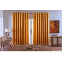 Ver imagem 1 de Cortina Jacquard Luxo em Tecido Semi Blackout Sala 6,00x2,80:dourado