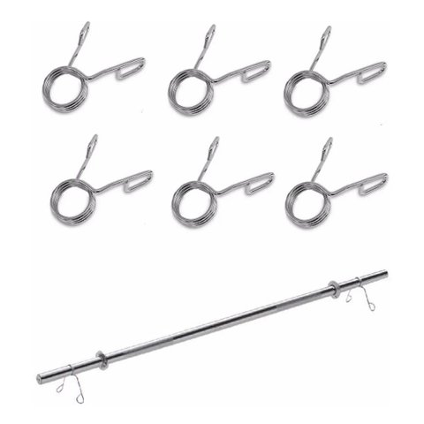 Kit 20 Presilhas Barra Grampo 3 Voltas 25.40 mm