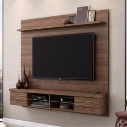 Painel para TV até 70 Polegadas com Prateleira 2 Portas Esplendor Belaflex - 1 Painel para TV até 70 Polegadas com Prateleira 2 Portas Esplendor Belaflex - 1