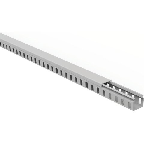 Canaleta para Painel Tramontina Semiaberta Cinza 20x20x2000 Mm