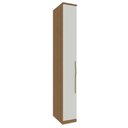 Ver imagem 1 de Guarda Roupa Modulado 01 Porta 32cm com Prateleira Setiba Móveis Rimo - Jequitibá/Palha