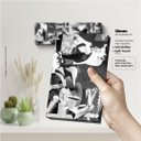 Ver imagem 3 de Guernica, Picasso - Quadro ou placa decorativa com 2 peças - 15mm - Quadro decorativo (Borda Infinit