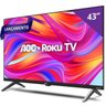 Smart Tv 43 Full Hd Aoc Roku Tv 43s5045/78g Hdmi 1 Usb Wifi - 2