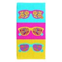 Ver imagem 1 de Toalha de Praia Banho Piscina Macia Aveludada 140x70cm Estampa 08 Óculos