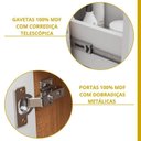 Ver imagem 6 de Gabinete Suspenso com Cuba e Espelheira Isa Cinamomo/Branco