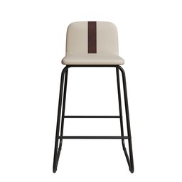 Kit 4 Banquetas Vegas Estilo Industrial Premium Área Gourmet Balcão Bar Sacada Hall Cor Bege/preto - 4