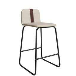 Kit 4 Banquetas Vegas Estilo Industrial Premium Área Gourmet Balcão Bar Sacada Hall Cor Bege/preto - 5