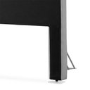 Ver imagem 6 de Cabeceira Cama King Estofada 1,93 - Inca Veludo Cinza Claro