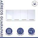 Ver imagem 2 de Lavanderia Modulada Guarapari 2 Armários Aéreos Kaiki Móveis Branco