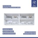 Ver imagem 4 de Lavanderia Modulada Guarapari 2 Armários Aéreos Kaiki Móveis Branco