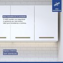 Ver imagem 5 de Lavanderia Modulada Guarapari 2 Armários Aéreos Kaiki Móveis Branco
