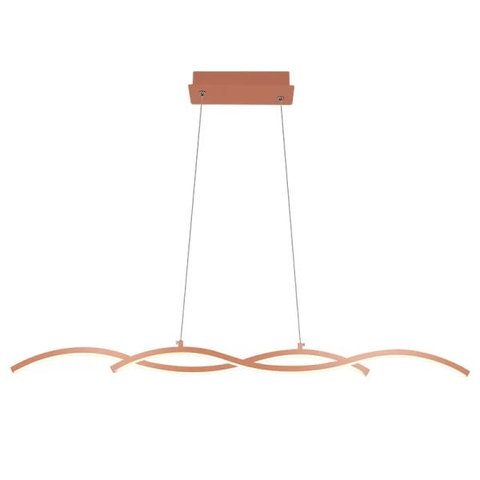 Lustre Pendente Quality Twine 1339 com Led Bivolt Cobre