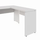 Ver imagem 4 de Mesa Escrivaninha em L F5 Office Moderno sem Gavetas MDP 150cm Cinza