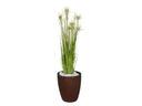 Ver imagem 1 de Planta Árvore Artificial Grass Com Flor 90 cm Kit + Vaso S. Marrom 30 cm