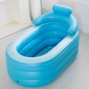 Ver imagem 5 de Banheira Inflavel Portatil Spa Termica com Encosto em Pvc Luxo para Banho de Gelo ou Quente Adulto I