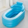 Banheira Inflavel Portatil Spa Termica com Encosto em Pvc Luxo para Banho de Gelo ou Quente Adulto I - 5