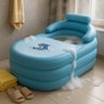 Banheira Inflavel Portatil Spa Termica com Encosto em Pvc Luxo para Banho de Gelo ou Quente Adulto I - 2