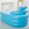 Banheira Inflavel Portatil Spa Termica com Encosto em Pvc Luxo para Banho de Gelo ou Quente Adulto I - 4