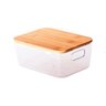 Cesto Organizador C/tampa Bambu Idealle Eco Transp.19x13x8cm - 1