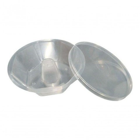 Forma Mini Pudim Forno Microondas C/300 Unidades 120ml