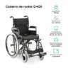 Cadeira de Rodas Dobrável Dellamed em Aço até 120kg D400 T44 5590 - 8