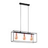 Lustre Pendente Quality Quadra 1360 Preto E27 Bivolt - 1