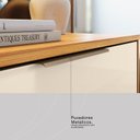 Ver imagem 6 de Cômoda para Quarto com 4 Gavetas Alia Amarelo/Cinamon/Off White