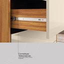 Ver imagem 5 de Cômoda para Quarto com 4 Gavetas Alia Amarelo/Cinamon/Off White