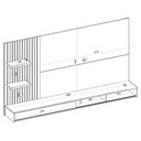 Ver imagem 2 de Painel para Tv Suspenso Ambiente Bento Cedro Bali – Dj Móveis