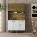 Ver imagem 4 de Kit de Cozinha 6 Portas Barcelona Supremo Ripado