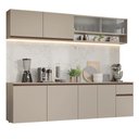 Ver imagem 3 de Armário de Cozinha Completa 240cm Suspenso Nice Madesa 04