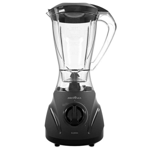 Liquidificador Britânia BLQ900A 600W 2.1L 3 Velocidades Preto 110V