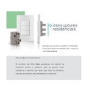 Ver imagem 2 de Conjunto Interruptor Paralelo + Tomada 20a 4x2 Sleek Margirius