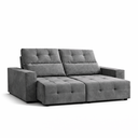 Ver imagem 3 de Sofá Supreme Retrátil Reclinável 3 Lugares 2,00m Marrom