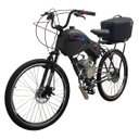 Ver imagem 3 de Bicicleta Rocket PRETO Motorizada Beach Freio Disco/suspensão BAÚ CARGO