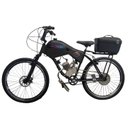 Ver imagem 2 de Bicicleta Rocket PRETO Motorizada Beach Freio Disco/suspensão BAÚ CARGO