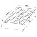 Ver imagem 2 de Base de Cama Box Solteiro Libia 88 X188 Cm Black - Viero Móveis