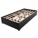 Ver imagem 1 de Base de Cama Box Solteiro Libia 88 X188 Cm Black - Viero Móveis