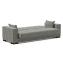 Ver imagem 4 de Sofá Cama 02 lugares Lisboa Suede Pés de Madeira - D’Rossi - Grafite