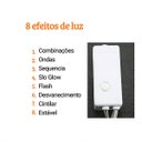Ver mais imagens de Pisca Pisca Cascata Natal 3 Metros Led Natalino Rena Estrela Fio de Fada Controle 8 Modos Iluminaçao