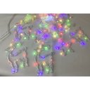 Ver imagem 3 de Pisca Pisca Cascata Natal 3 Metros Led Natalino Rena Estrela Fio de Fada Controle 8 Modos Iluminaçao