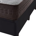 Ver imagem 6 de Cama Box Baú Queen Bipartido Preto + Colchão Molas Ensacadas Zidi Orlando 158x198x72cm