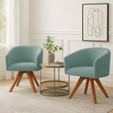 Ver imagem 1 de Poltrona Sala Industrial Champanhe Kit 2 Arielle Veludo Cotelê D03 - D’Rossi