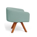 Ver imagem 6 de Poltrona Sala Industrial Champanhe Kit 2 Arielle Veludo Cotelê D03 - D’Rossi