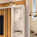 Ver imagem 3 de Estante Home Theater Ambiente Titan Cinamomo Off White - HB Móveis