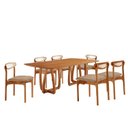 Ver imagem 2 de Conjunto de Mesa de Jantar Ello Tampo 180cm Barril Laminado com 6 Cadeiras Mônaco Premium
