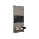 Ver mais imagens de Painel Ripado Modular 141cm Ozero Mdp/mdf Nicho Arredondado Gris/tauari Fosco G77 - Gran Belo
