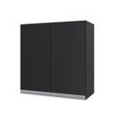 Ver imagem 4 de Armario 02 Portas com Puxador- Preto