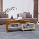 Ver imagem 2 de Mesa de Centro Lima Cinamomo com Off-white - Bechara