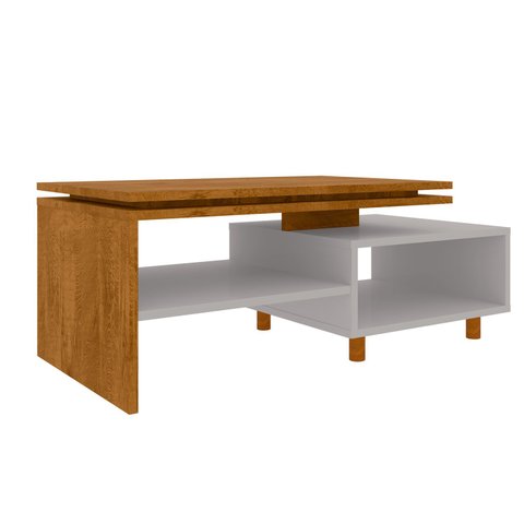 Mesa de Centro Lima Cinamomo com Off-white - Bechara